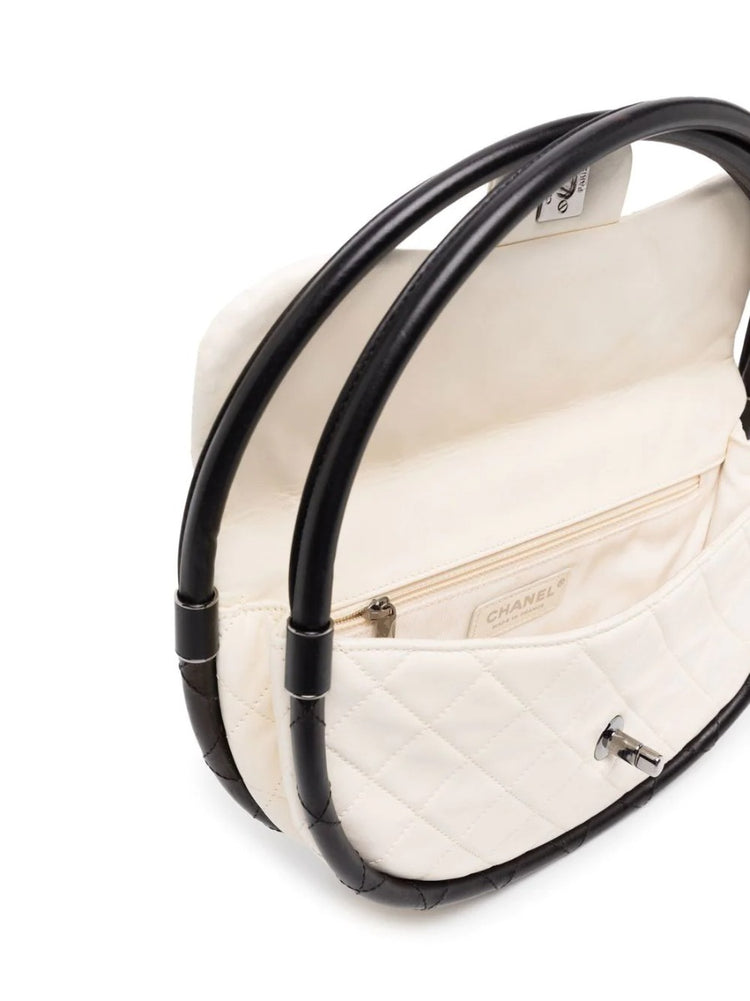 SS13 Hula Hoop Bag White - Rewind Vintage Affairs