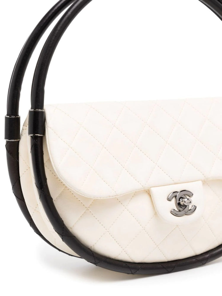 SS13 Hula Hoop Bag White - Rewind Vintage Affairs