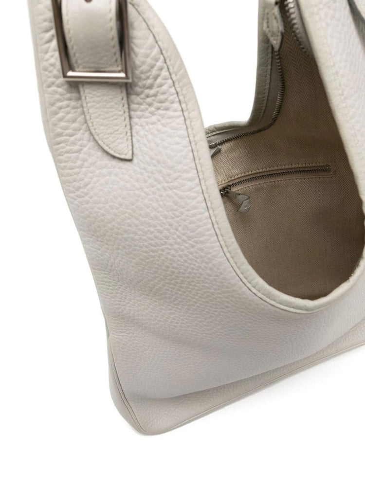 Pearl Grey Clemence Massai PM Tote Hermes 2004