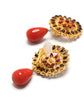 Glass-Bead Drop Earrings - Rewind Vintage Affairs