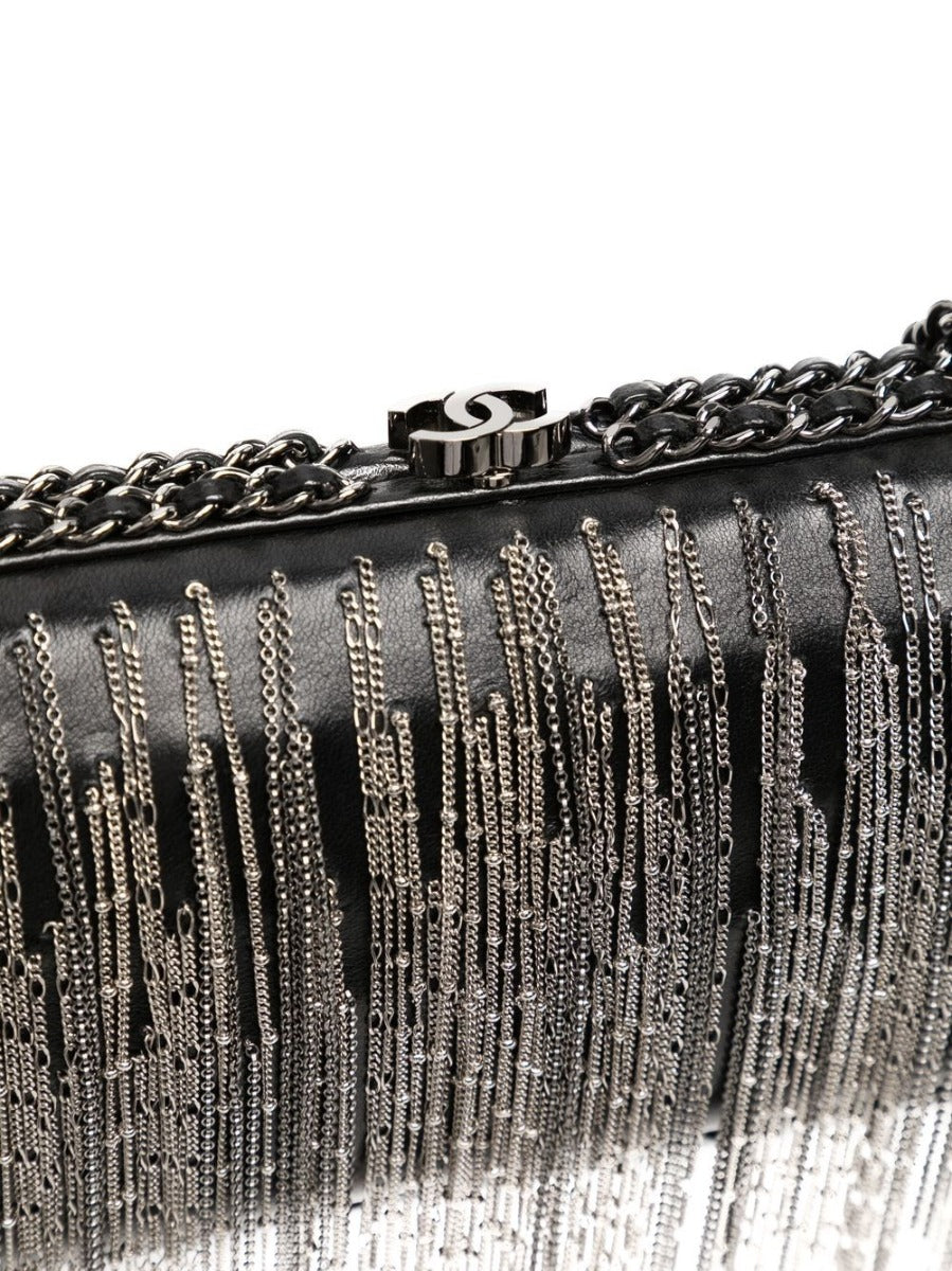 Chain Detail Clutch Bag - Rewind Vintage Affairs