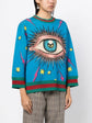 Evil Eye Print Crewneck - Rewind Vintage Affairs