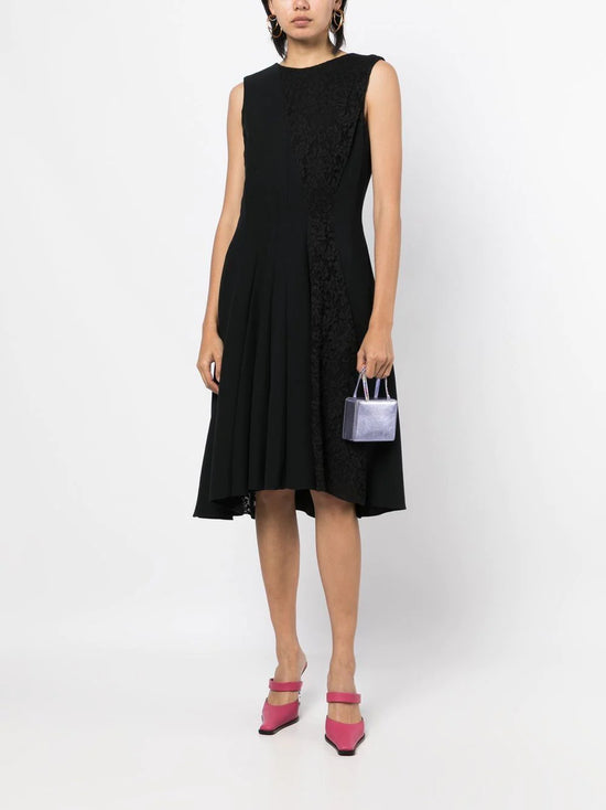 Lace Panelled Sleeveless Dress - Rewind Vintage Affairs