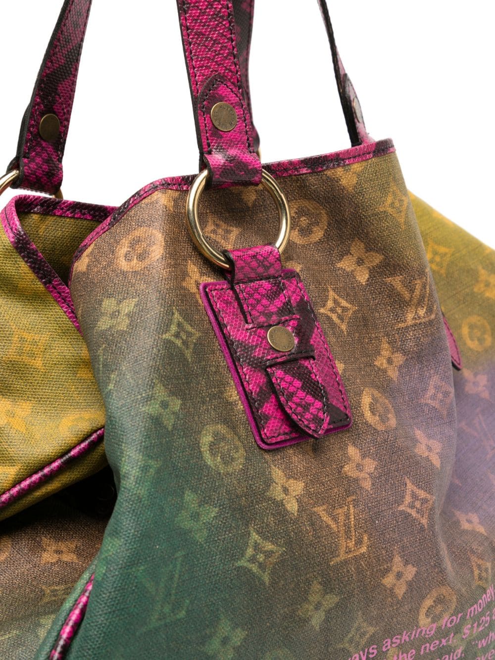 LV X Richard Prince 2008 Duderanch Oversized Tote Bag