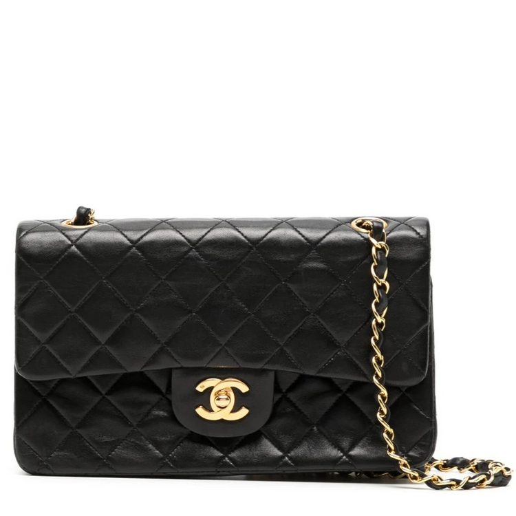 Chanel Black Quilted Lambskin XL CC Jumbo Flap Backpack Gold Hardware, 1994 (Very Good)-1996