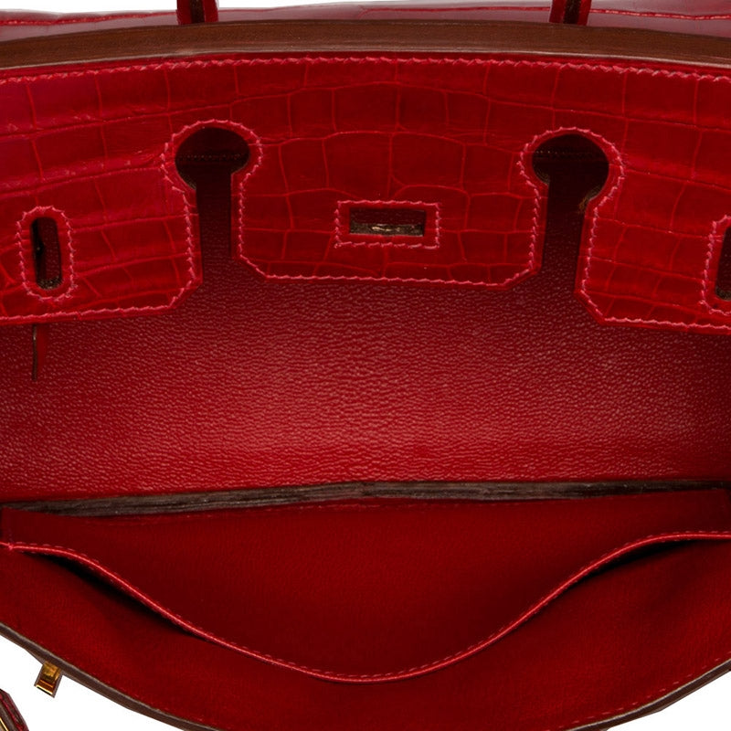 Hermes Birkin 25cm Shiny Exotic Lisse