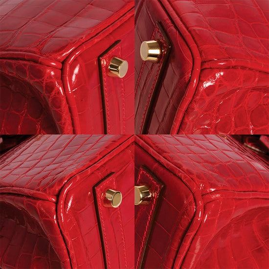 Hermes Birkin 25cm Shiny Exotic Lisse