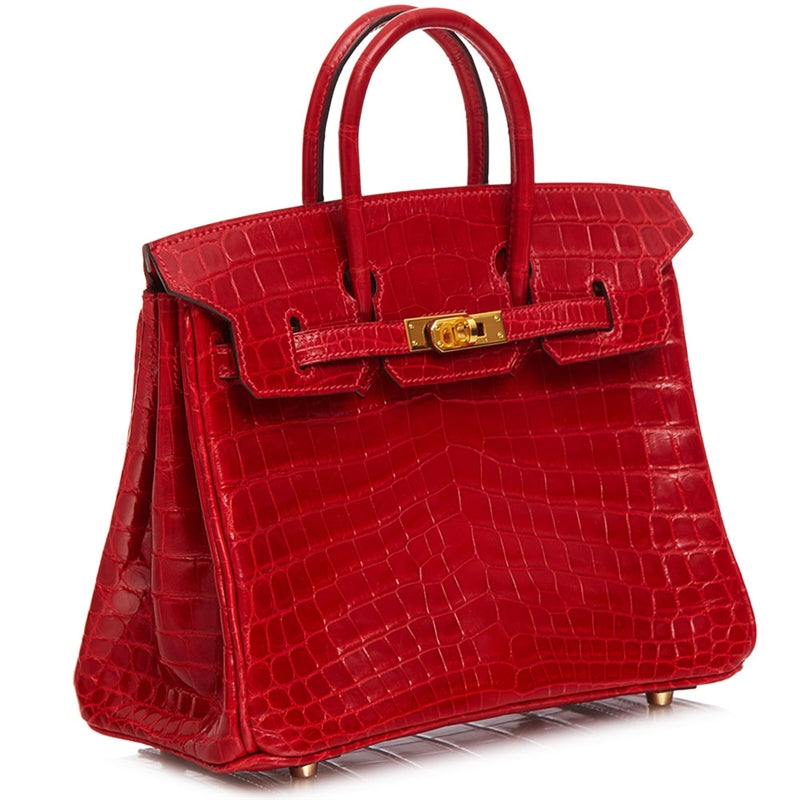 Hermes Birkin 25cm Shiny Exotic Lisse