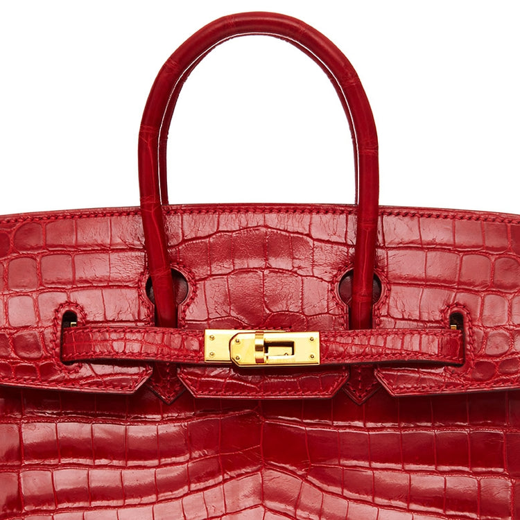 Hermes Birkin 25cm Shiny Exotic Lisse
