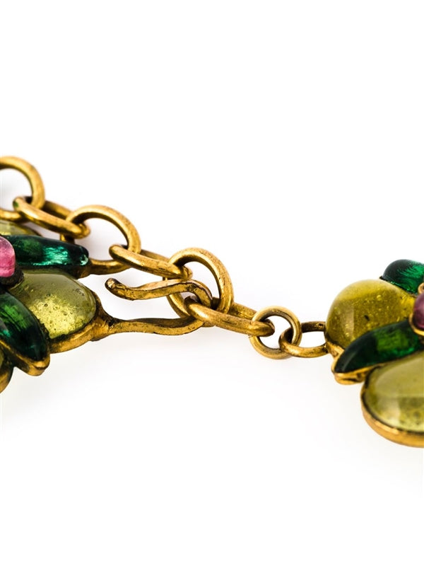 Chanel Gripoix Flower Necklace SOLD - rewindvintageofficial
