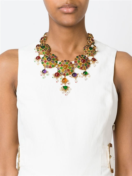 Chanel Gripoix Necklace SOLD - rewindvintageofficial