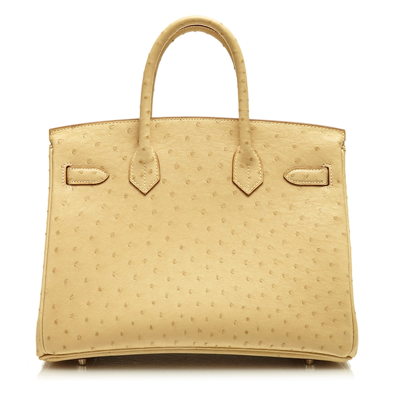Hermes Beige Ostrich Birkin 30cm SOLD
