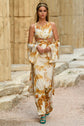 Chanel 2018 Paris Athens Silk Baroque Pattern Kimono, elegant blazer with intricate silk design and flowing silhouette.