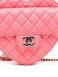 Chanel Heart Bag SS22, detail of gold-tone hardware