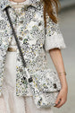 Chanel autumn flower-print blazer with multicolour floral design, stylish jacket for spring fashion.