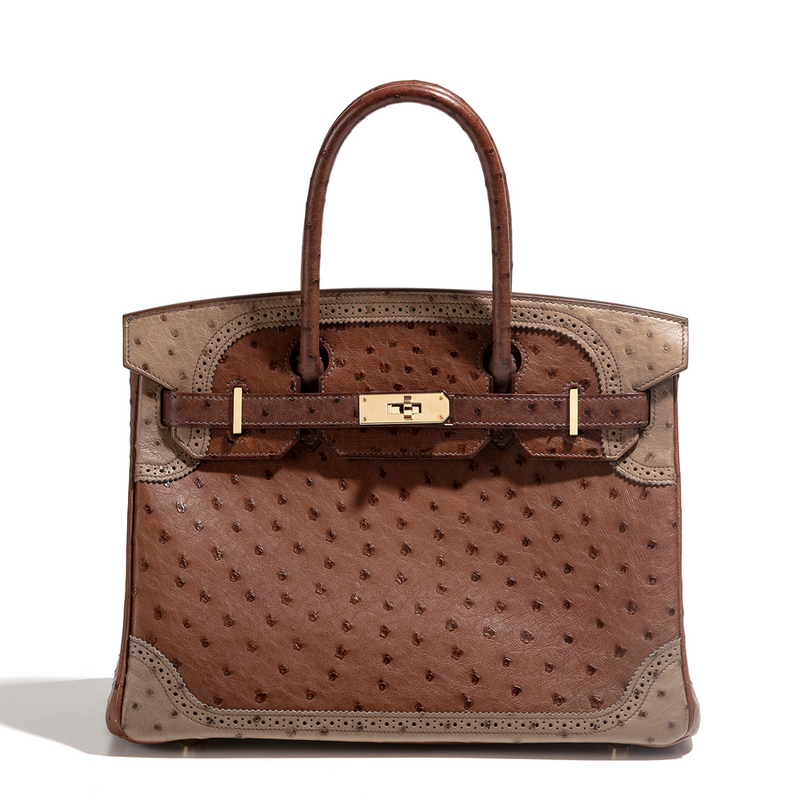 Birkin 30 Exotic Tri-Colour Ghillies PBHW