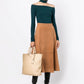 Prada Vitello Daino tote bag, detail of top handles
