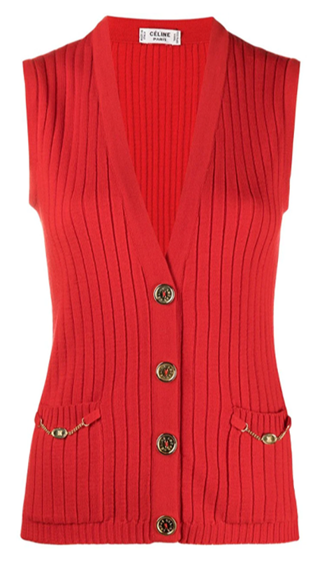 Sleeveless Wool Cardigan - Rewind Vintage Affairs