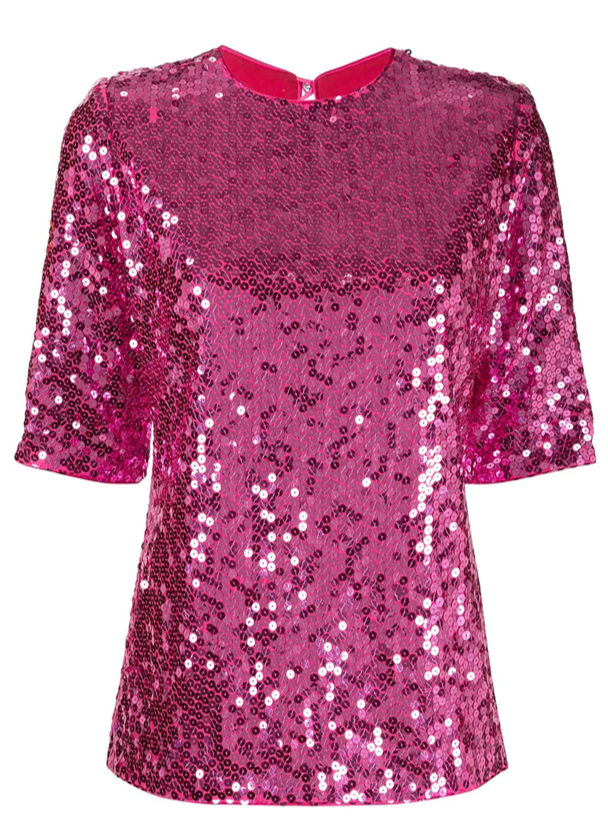 Yves Saint Laurent Rive Gauche sequin top with shimmering silver sequins, stylish sleeveless design, perfect for evening wear.