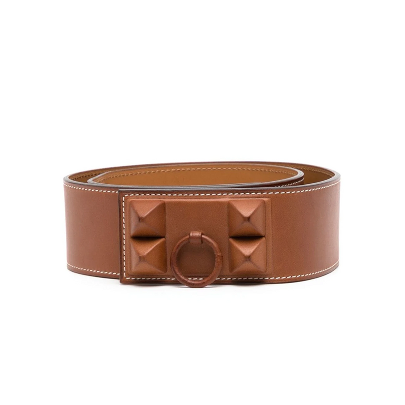 Brown Collier de Chien Belt - Rewind Vintage Affairs