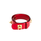 Vintage Red Leather Belt - Rewind Vintage Affairs