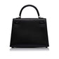 Black Palladium Kelly Sellier 25cm Bag - rewindvintageofficial