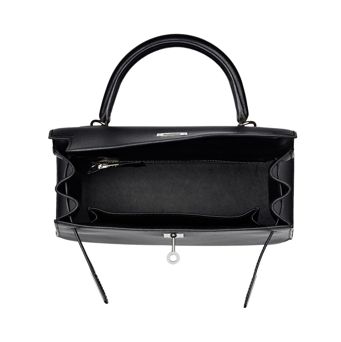 Black Palladium Kelly Sellier 25cm Bag - rewindvintageofficial