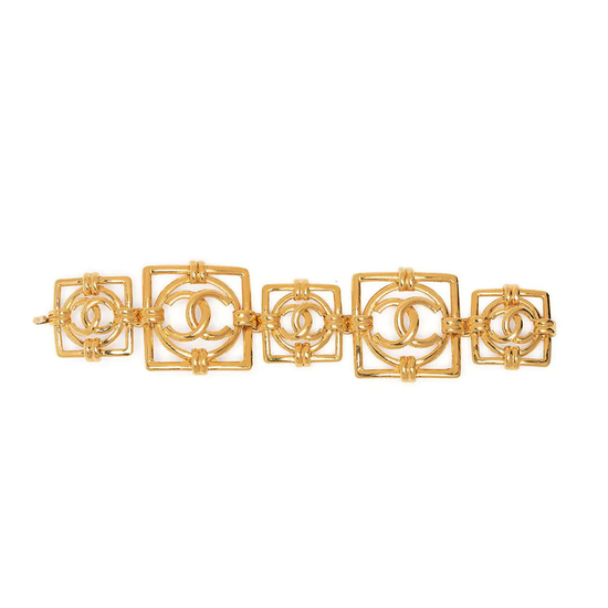 Square Logo Bracelet - Rewind Vintage Affairs