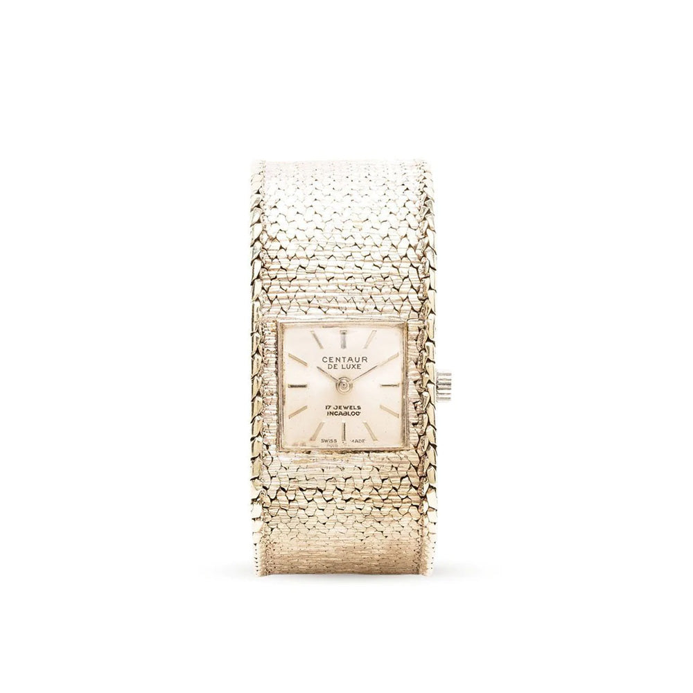 Centaur De Luxe Gold Bracelet Watch - Rewind Vintage Affairs