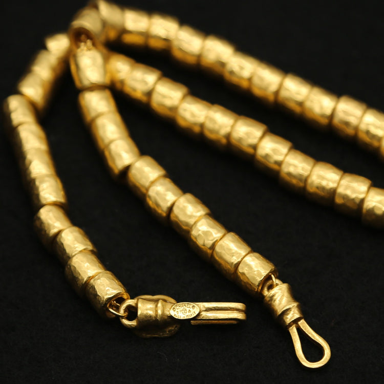 Gold Beaded necklace - Rewind Vintage Affairs