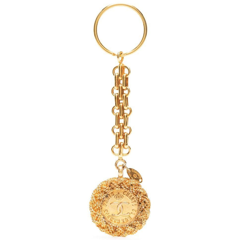 31 Rue Cambon Gold Medallion Keyring - Rewind Vintage Affairs