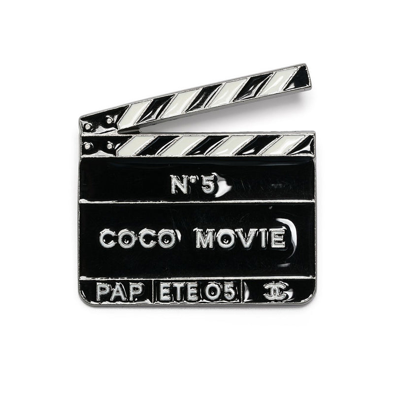 "Coco Movie" Silver Clapperboard Brooch - Rewind Vintage Affairs