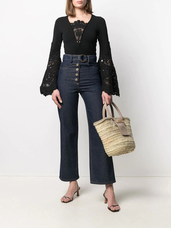 Crochet Sleeve Jumper - rewindvintageofficial