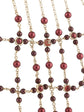2016 Dark Red Gripoix Collar Necklace - rewindvintageofficial
