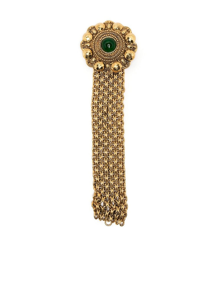 Gemstone-Embellished Chain Bracelet - Rewind Vintage Affairs