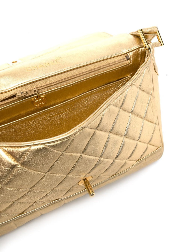 Gold Chanel Shoulder Bag - Rewind Vintage Affairs
