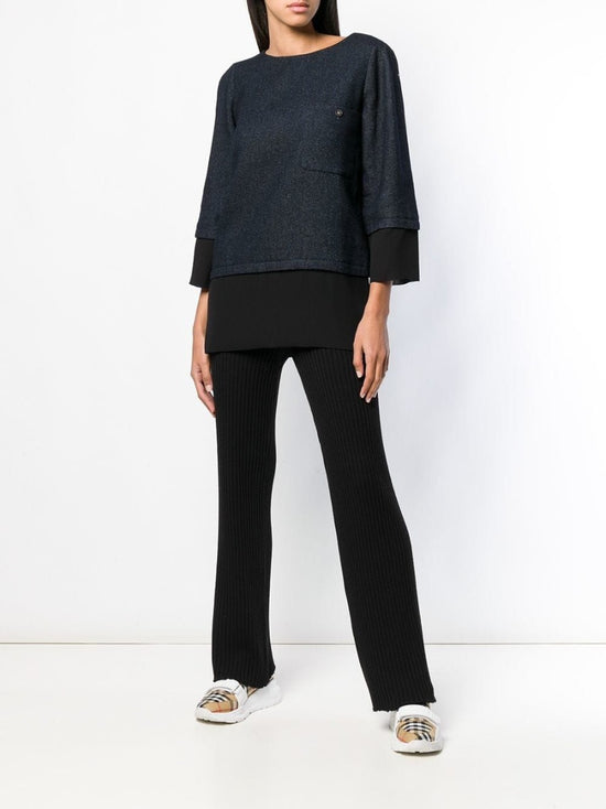 Layered Straight Blouse - rewindvintageofficial