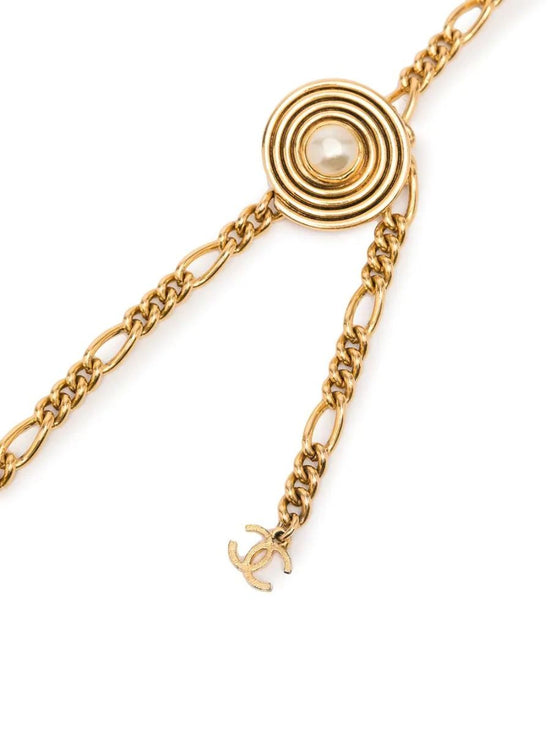 Pearl Detail Belt 1980s - rewindvintageofficial