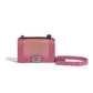 Pink Leather Le Boy Bag - Rewind Vintage Affairs