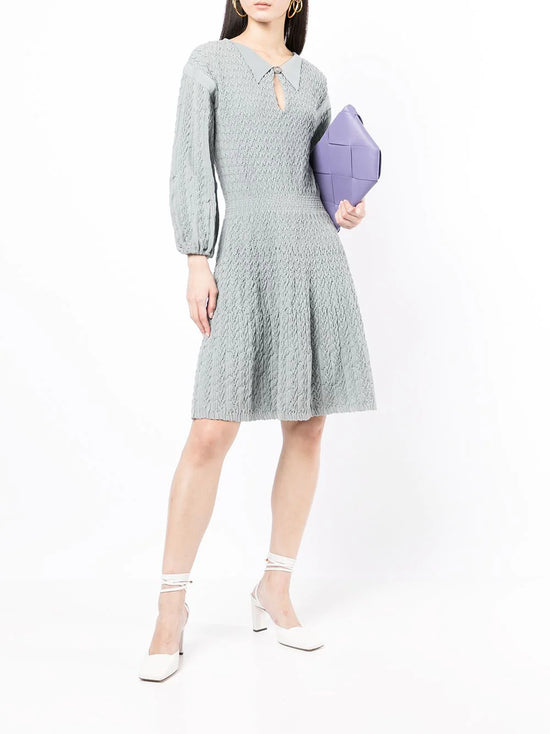 Ruched Knit Dress - Rewind Vintage Affairs