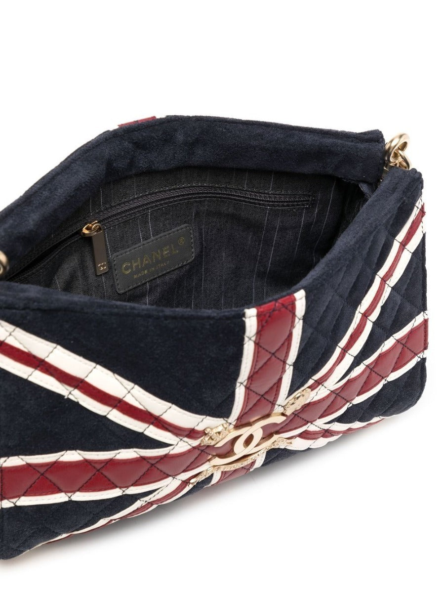 Union Jack Quilted Shoulder Bag