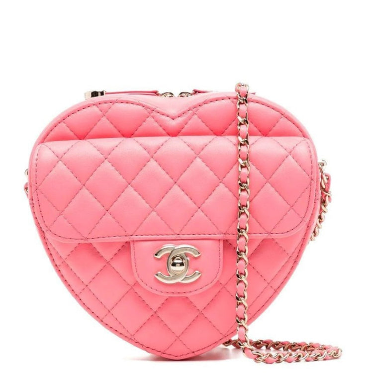 Chanel Pink Heart Bag SS22