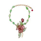 Gripoix Glass Flower Necklace - Rewind Vintage Affairs