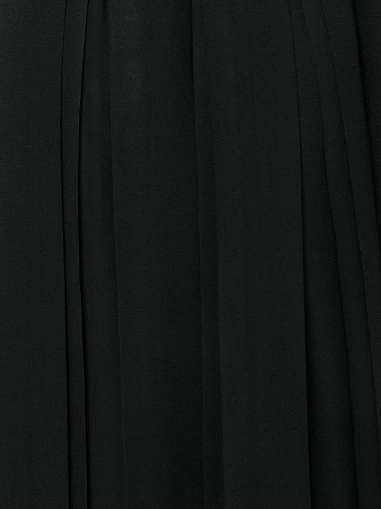 Black Pleated Skirt - rewindvintageofficial