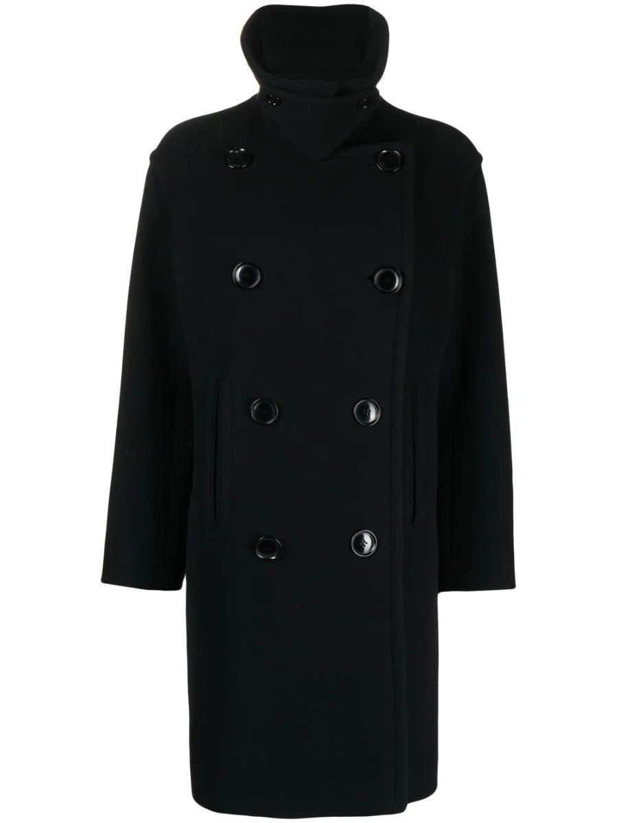 Double-Breasted Wool Coat - Rewind Vintage Affairs