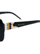 Black Square Frame Sunglasses - rewindvintageofficial
