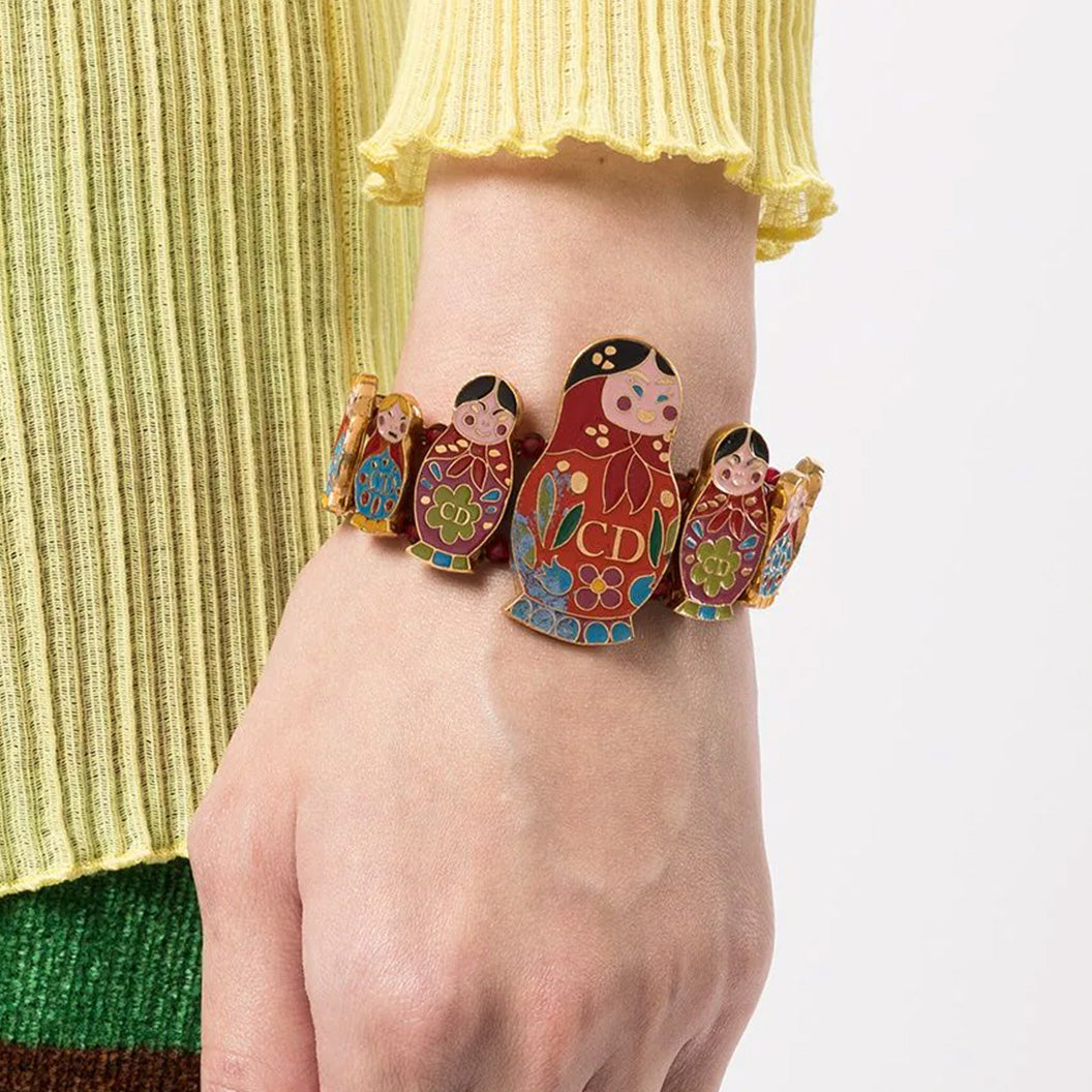 Matryoshka Russian Doll Bracelet - Rewind Vintage Affairs
