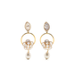 Philippe Ferrandis Pearl Cabochon Gold Clip-on Earrings - Rewind Vintage Affairs
