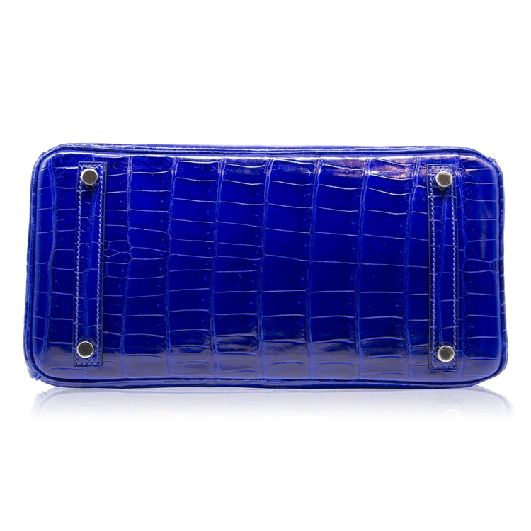 Hermès Electric Blue Exotic 30cm Birkin Bag