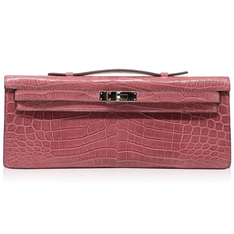 Hermes Exotic 31cm Kelly-Cut Bag
